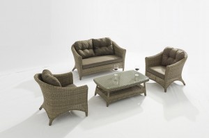 Factory sample	Promotional Dining Set	- Garden Furniture CHARLESTON Alum. Rattan Lounge  4pcs Set – Jacrea