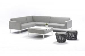 VIENNA Aluminium Upholstery Lounge Set Outdoor Garden Patio Furniture China Factory Supplies