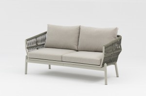 Alicante Sofa 5pcs Set – Alum. Modern Patio Furniture Aluminum Sofa Luxury Outdoor Sofa Set