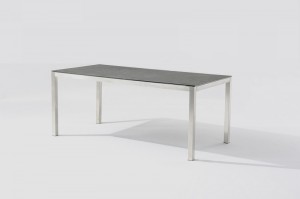Beja High QualityGarden Stainless Steel Table Outdoor Dining Table 180x90cm