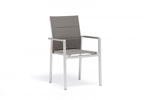 Lima Outdoor Dining Chair Textilene Aluminum Patio Furniture Garden Chair