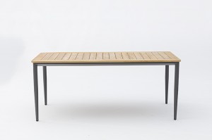 Belfort Aluminum Teak Wood Table High quality Good Loading Manufacturer In China