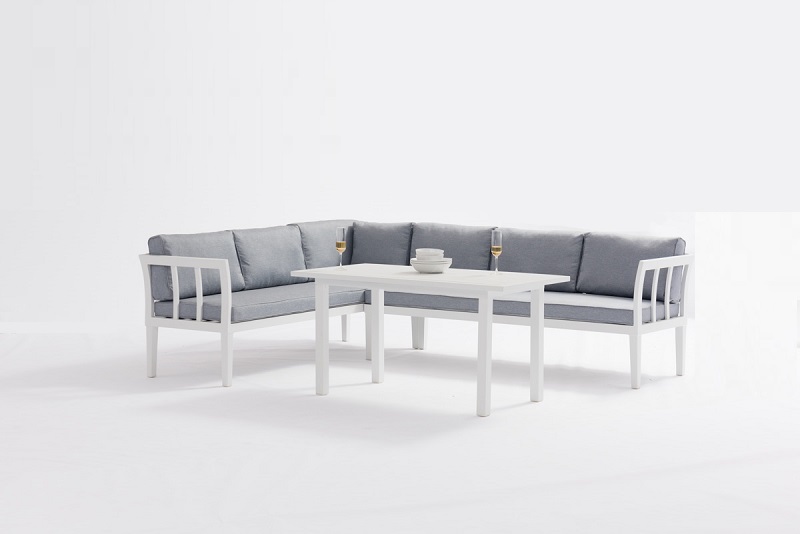 2017 China New Design	Hotel Pool Furniture	- Outdoor Furniture BERGEN Full Alum. Sofa 3pcs Set – Jacrea