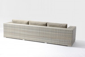 JACREA OUTDOOR Birmingham alum. wicker sofa 4pcs set