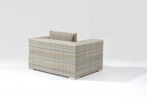 JACREA OUTDOOR Birmingham alum. wicker sofa 4pcs set