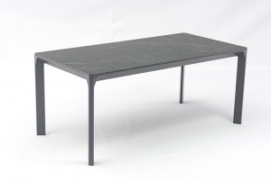 CARVES alum. sintered stone table – K/D Garden Dining Table