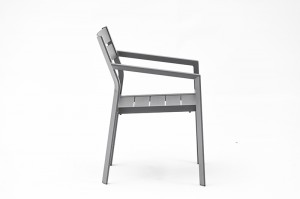CARVES Dining Chair 5+2 Outdoor Garden Metal Aluminum Chairs