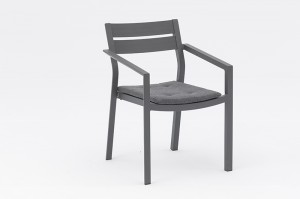 CARVES Dining Chair 5+2 Outdoor Garden Metal Aluminum Chairs