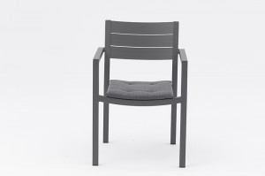 CARVES Dining Chair 5+3 Outdoor Garden Metal Aluminum Furniture