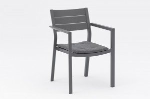 CARVES Dining Chair 5+3 Outdoor Garden Metal Aluminum Furniture