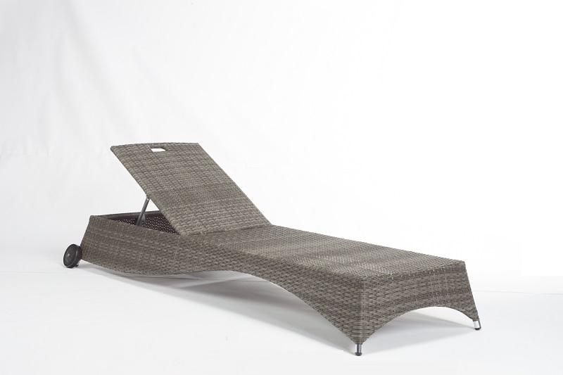 China OEM	Stainless Steel Textilene Dining Set	- Patio Furniture CORFU Alum. Wicker Sun Loungers  – Jacrea