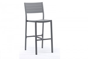 Bar Set Duis Full Alum. Table Outdoor Stackable Chairs Dining With Armrest