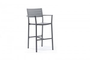 Duis alum. bar table chairs setting neatly nice look arm chair side chair