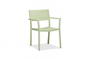 Duis Dining Chairs Reading Table Full Aluminium 4pcs Set Patio Furniture