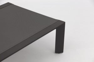 Eros New Aluminium Textilene Seat And Back Sun Loungers In Triangle Shape