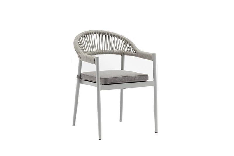 Manufacturer for	Stainless Steel Rope Chair	- Outdoor Furniture FREIBURG  Alum. Olefin Rope Arm Chair – Jacrea