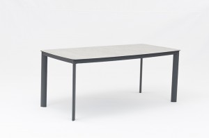 BEIDA Alum. Ceramic Glass Dining Table 180x90cm Oval Legs Outdoor Furniture  China Factory