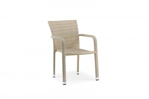 Larache Outdoor Dining Chair Rattan Wicker Aluminum Patio Furniture Rattan Wicker Furniture Chair