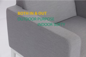 VIENNA Aluminium Upholstery Lounge Set Outdoor Garden Patio Furniture China Factory Supplies