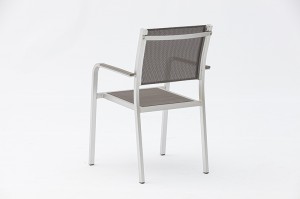 Kendal Outdoor Dining Chair Textilene Aluminum Patio Furniture Garden Chair