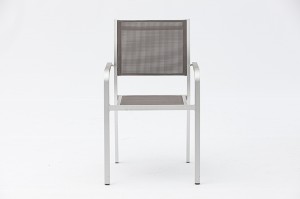 Kendal Outdoor Dining Chair Textilene Aluminum Patio Furniture Garden Chair