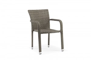 Larache Outdoor Dining Chair Rattan Wicker Aluminum Patio Furniture Rattan Wicker Furniture Chair