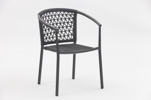 Labrace Aluminum Rope Chair B Outdoor Garden Rope Metal Chairs Furniture Restaurant Chairs Leisure Chair Outdoor Patio Furniture