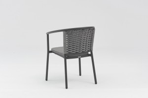 Labrace Alum. Frame + Textilene Rope, Assembled By Screws Chair Leisure Chair