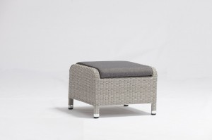 Lagan alum. wicker sofa with air pump adjustable back