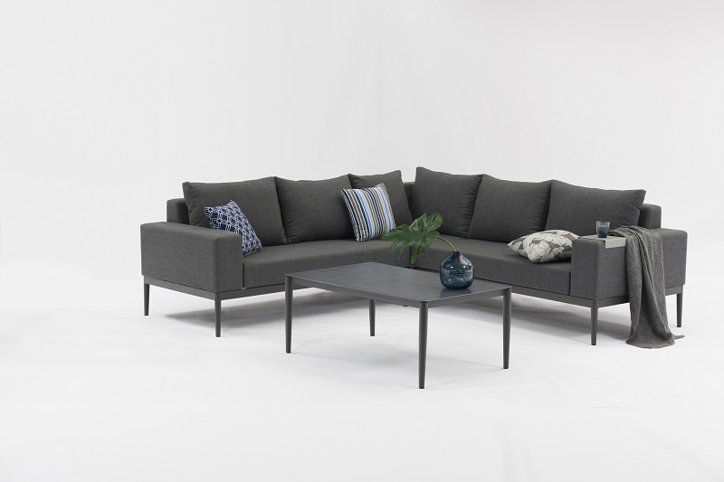 2017 wholesale price 	Rattan Furniture Table Set	- Outdoor Furniture LEUKERBAD Corner Lounge 4pcs Set – Jacrea