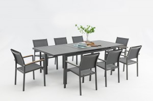Merida Outdoor Garden Metal Aluminum  Table Furniture Restaurant Chairs Leisure Chair Outdoor Patio Furniture