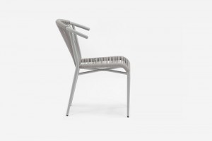 Molinard alum. rope elegant new desing stackable chair cafe chair balcony chair