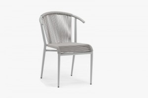 Molinard alum. rope elegant new desing stackable chair cafe chair balcony chair