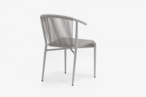 Molinard alum. rope elegant new desing stackable chair cafe chair balcony chair