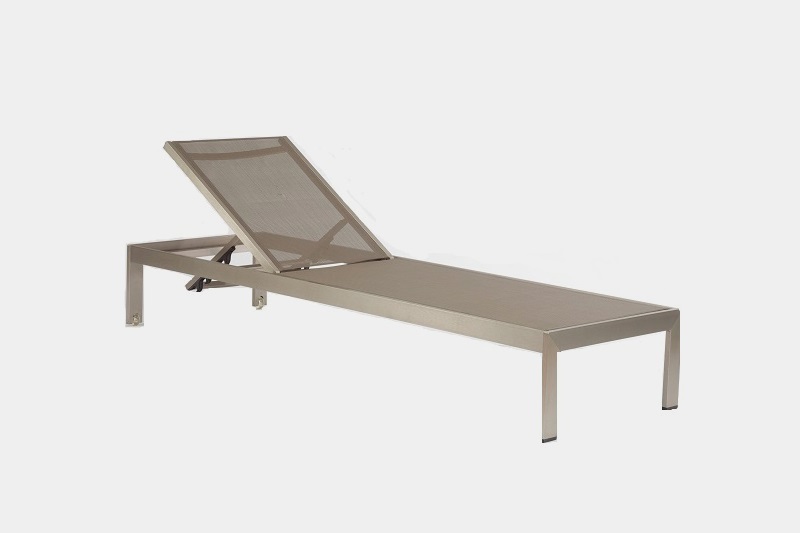 Factory Outlets Rattan Sun Bed - Outdoor Furniture OROSEI Alum. Textilene Lounge – Jacrea
