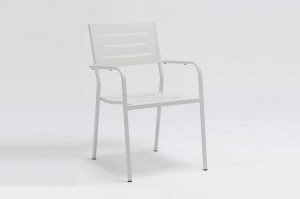 Ourense alum. slim look stackable chair colorful different colors available