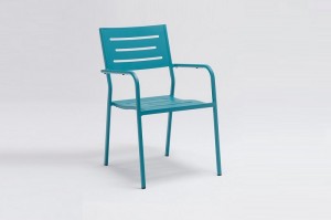 Ourense alum. slim look stackable chair colorful different colors available