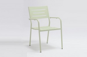 Ourense alum. slim look stackable chair colorful different colors available