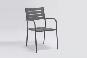 Ourense alum. slim look stackable chair colorful different colors available