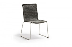 Pescara All Weather Outside Patio Stainless Steel Furniture Rattan Armrest Chair