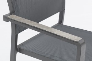 Pori Alum. Textilene chair Outdoor Garden Metal Aluminum Textilene chairs