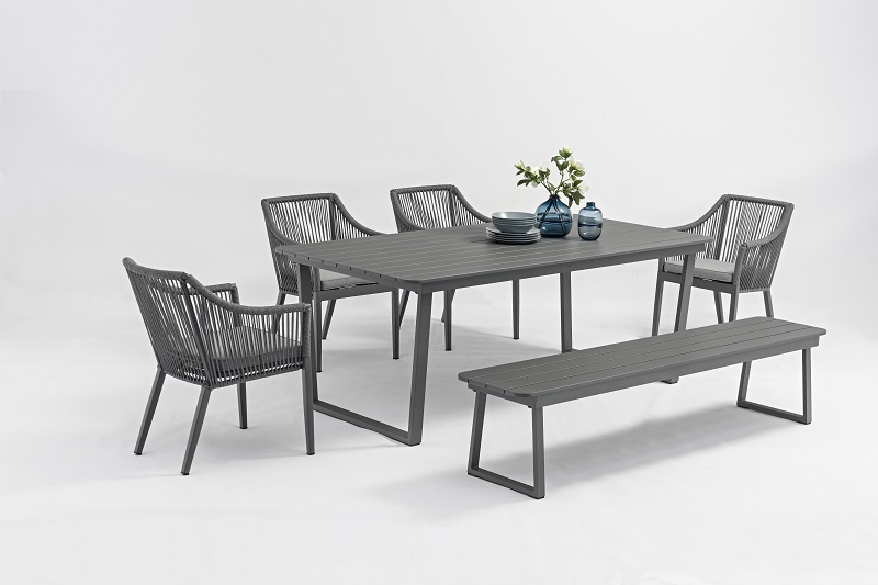 China Supplier	Modern Chaise Lounge Storage Box	- Outdoor Furniture SINEA ALUM. Olefin Rope Dining  6pcs Set – Jacrea