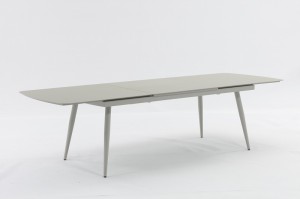 JACREA OUTDOOR Stockholm alum. extension table 200/280x100cm for 10 person