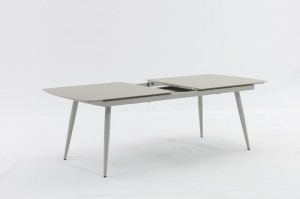 JACREA OUTDOOR Stockholm alum. extension table 200/280x100cm for 10 person