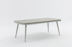 JACREA OUTDOOR Stockholm alum. extension table 200/280x100cm for 10 person