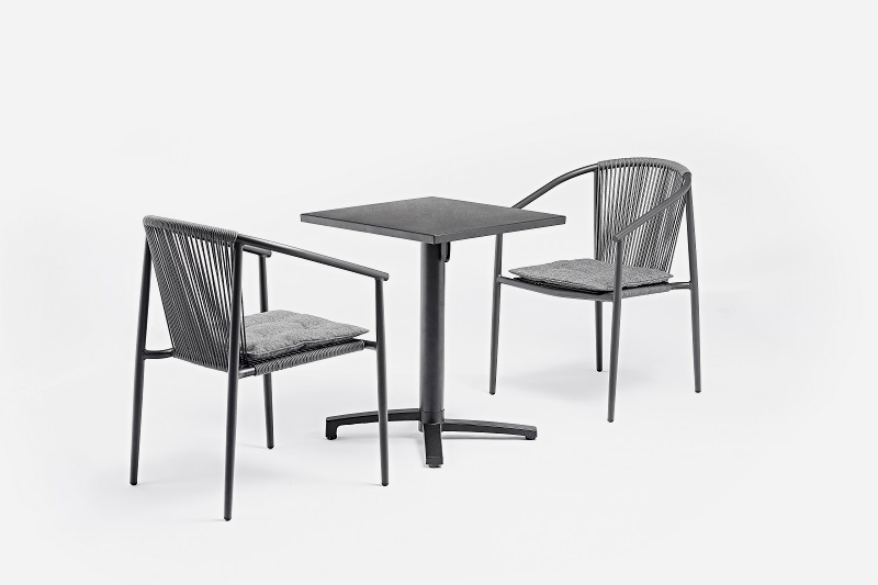 Bottom price	Table Base For 60x60cm Top	- Outdoor Furniture WEILBURG Alum. Rope Balcony Set – Jacrea