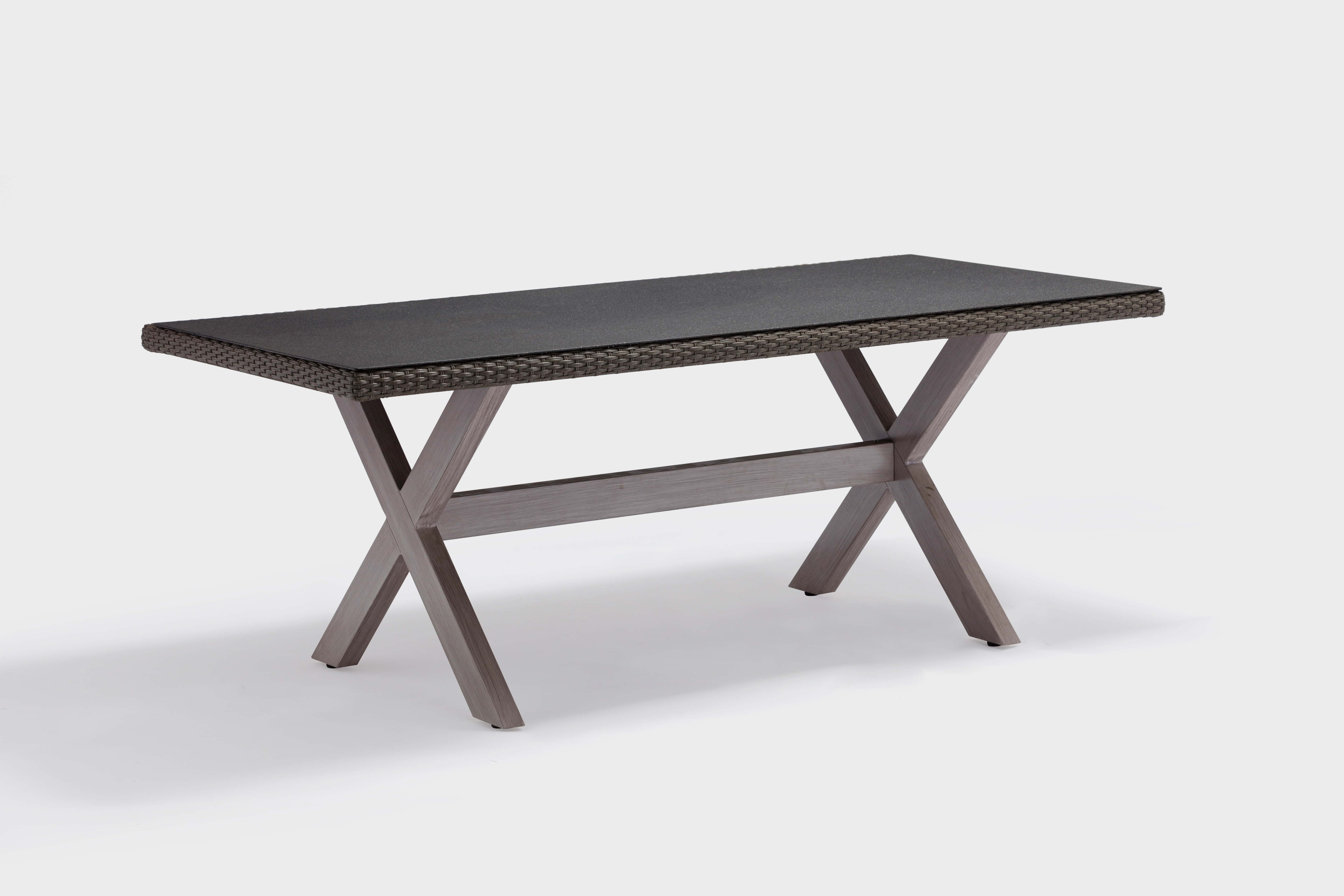 Wholesale Discount Outdoor Leisure Furniture - Outdoor Furniture X Alum. Glass Table 200x100cm – Jacrea
