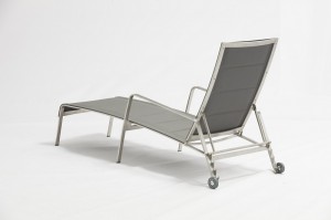 Beja Stainless Steel Textilene Daybed With Quick Dry Foam Padding Sun Loungers