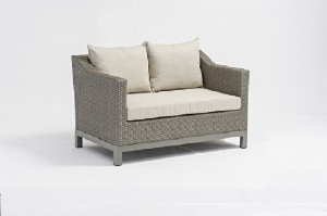 Garden Outdoor Furniture KOALA Classical Alum. Wicker Lounge 4pcs Set K/D With Soft Comfort Cushions