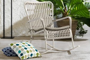 Outdoor Furniture SARDINIA Balcony Set With Rocking Chair